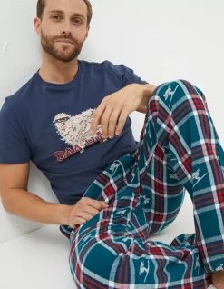 FatFace Ski Jacquard Pyjama Bottoms|Men View All