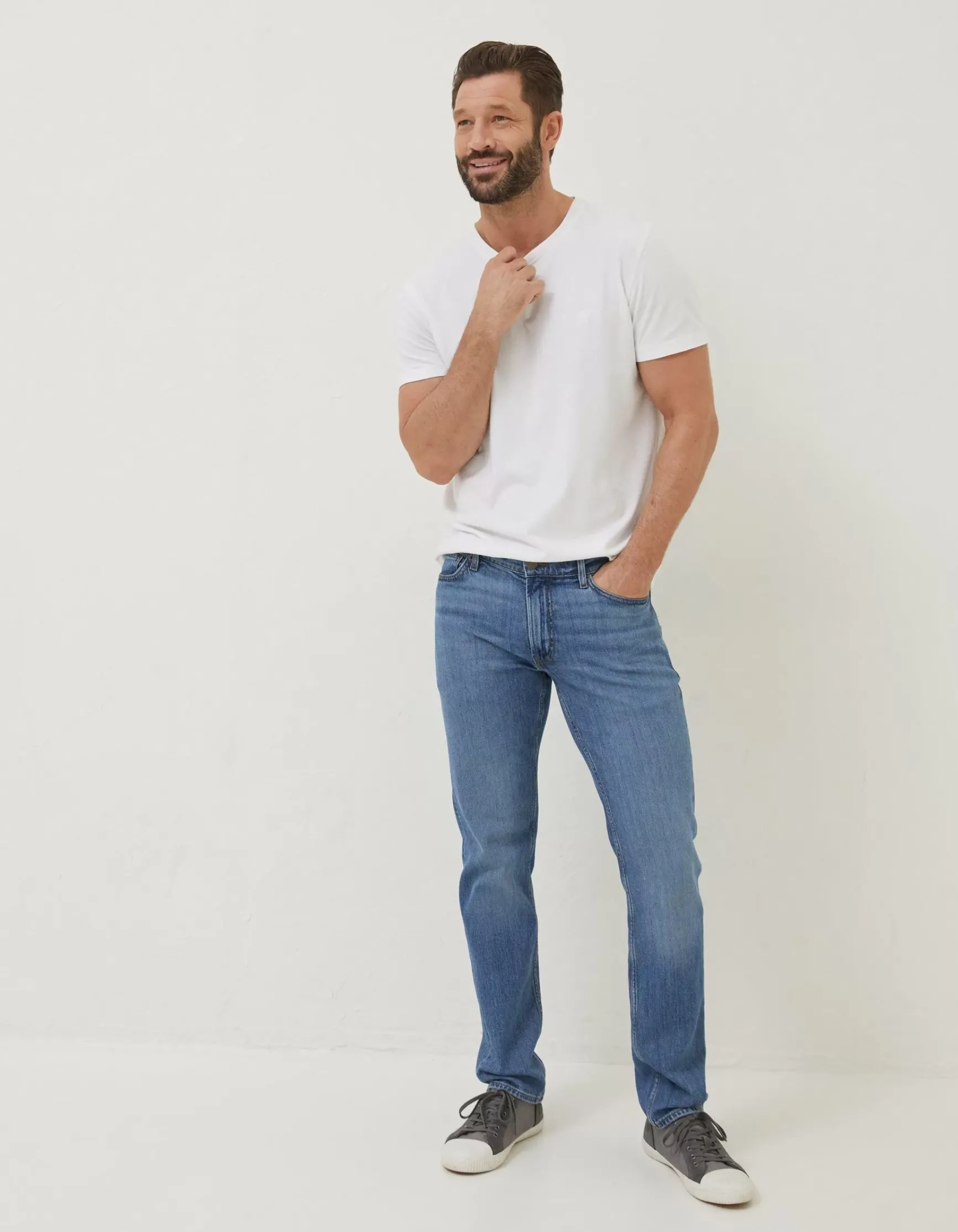FatFace Slim Authentic Wash Jeans|Men Jeans
