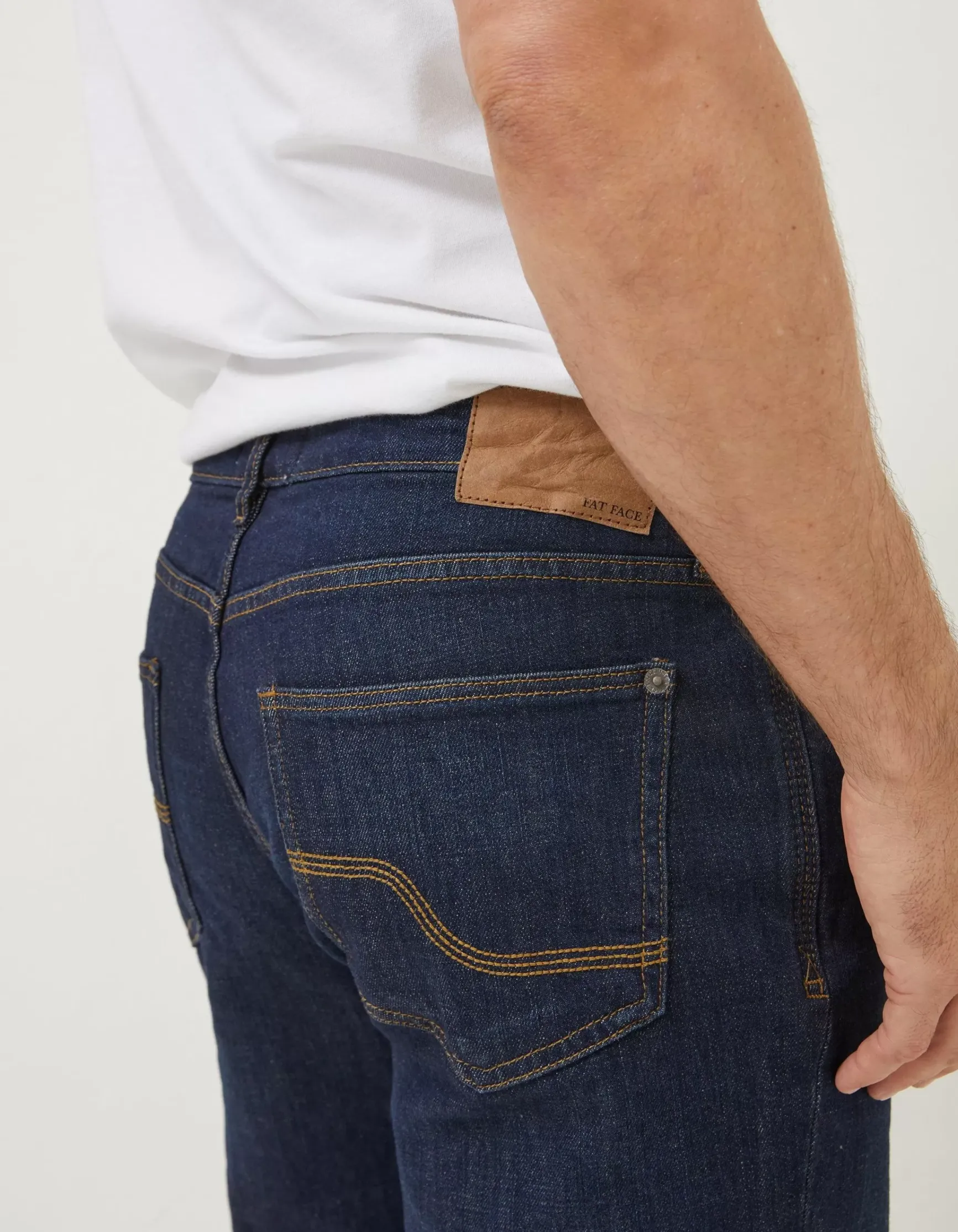 FatFace Slim Dark Vintage Wash Jeans|Men Jeans
