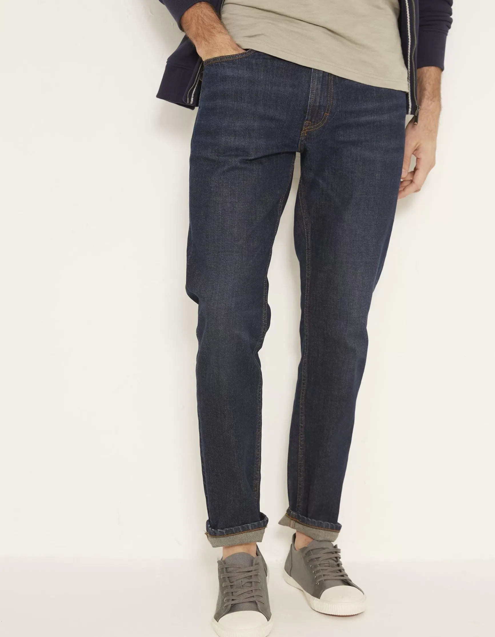 FatFace Slim Dark Vintage Wash Jeans|Men Jeans