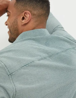 FatFace Slim Hove Micro Check Shirt|Men Shirts