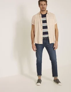 FatFace Slim Mid Wash Jeans|Men Jeans
