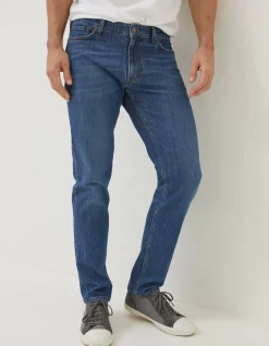 FatFace Slim Mid Wash Jeans|Men Jeans