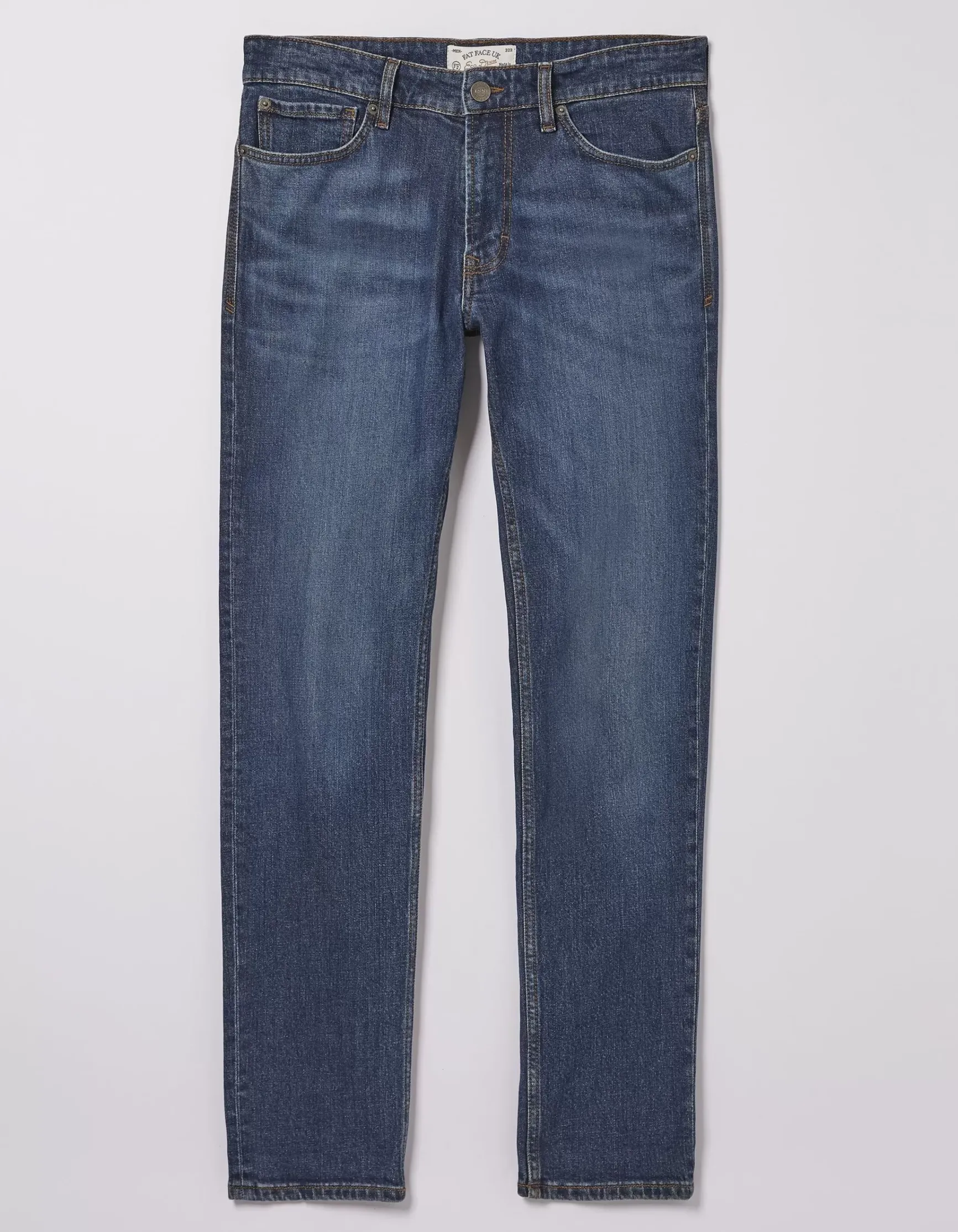 FatFace Slim Mid Wash Jeans|Men Jeans