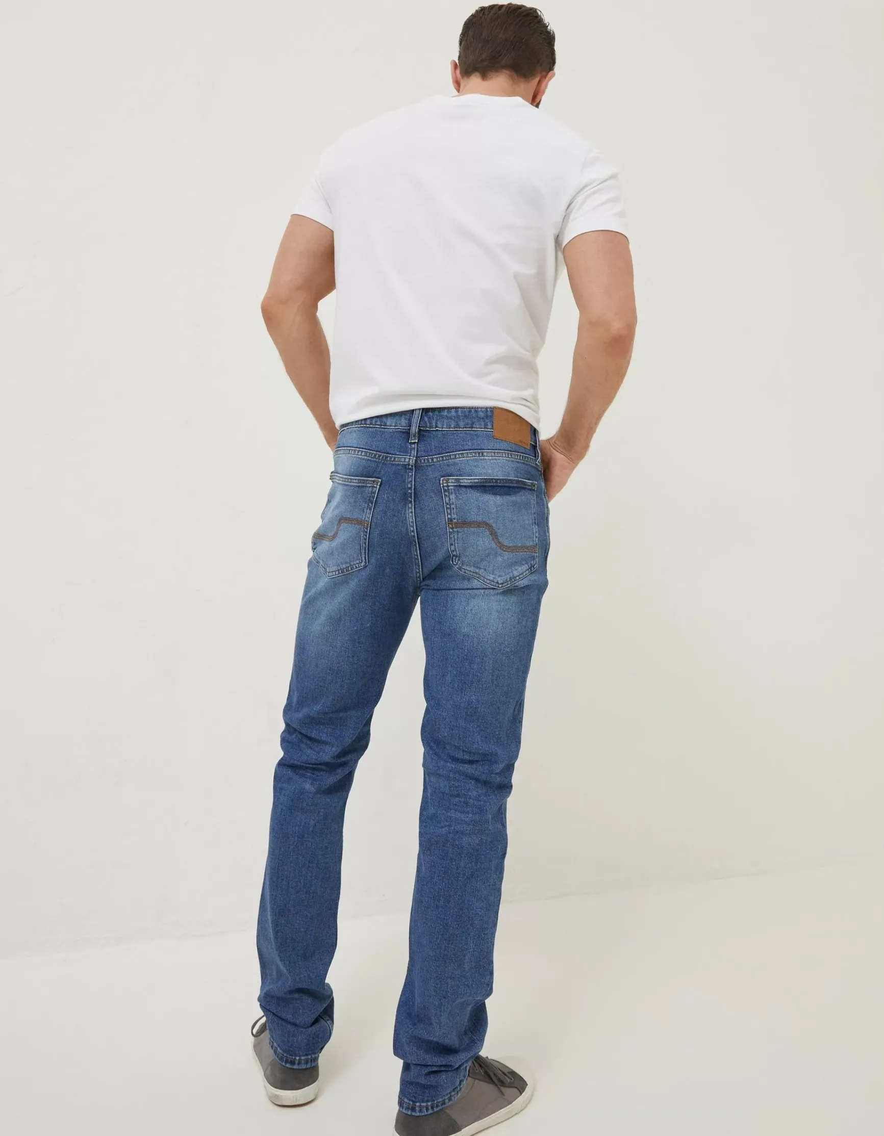 FatFace Slim Stone Wash Jeans|Men Jeans
