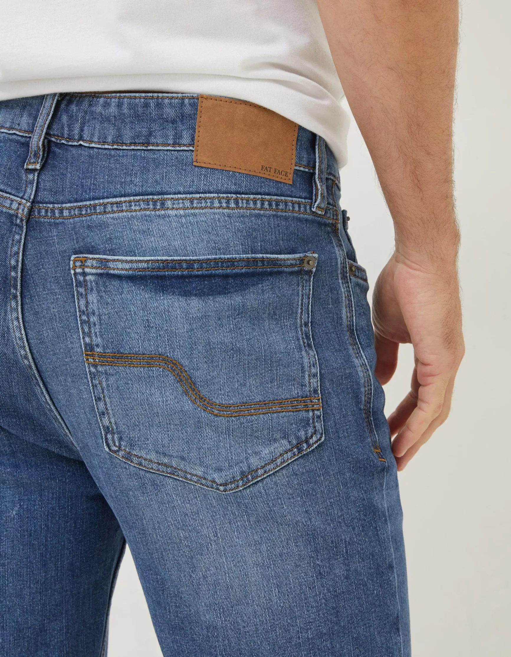 FatFace Slim Stone Wash Jeans|Men Jeans