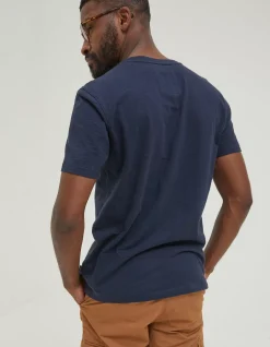 FatFace Slub Henley T-Shirt|Men T-Shirts