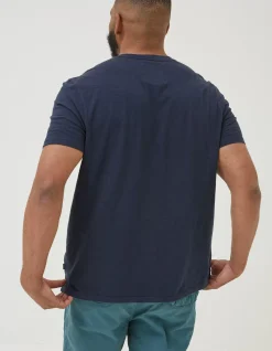 FatFace Slub Henley T-Shirt|Men T-Shirts