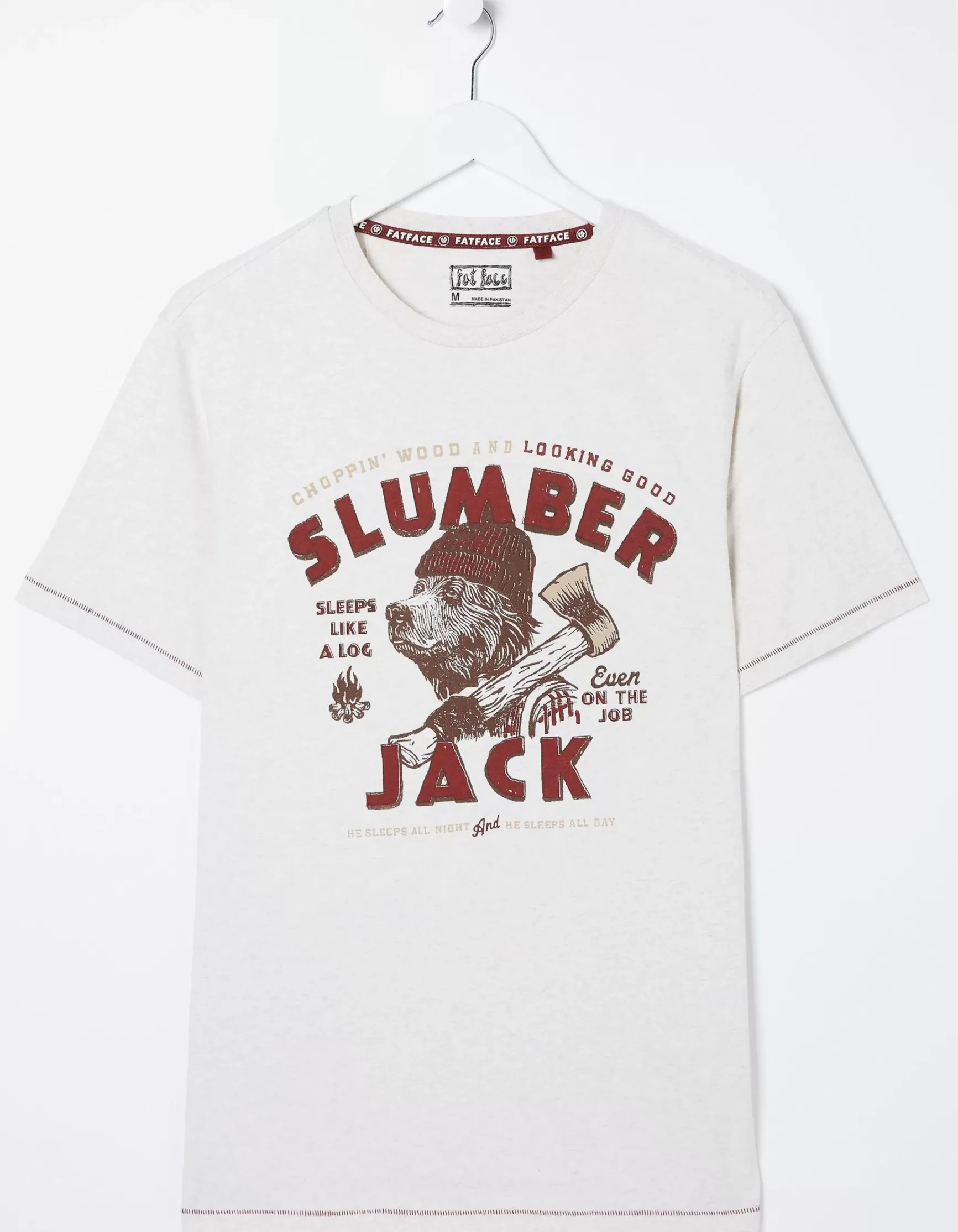 FatFace Slumber Jack T-Shirt|Men T-Shirts