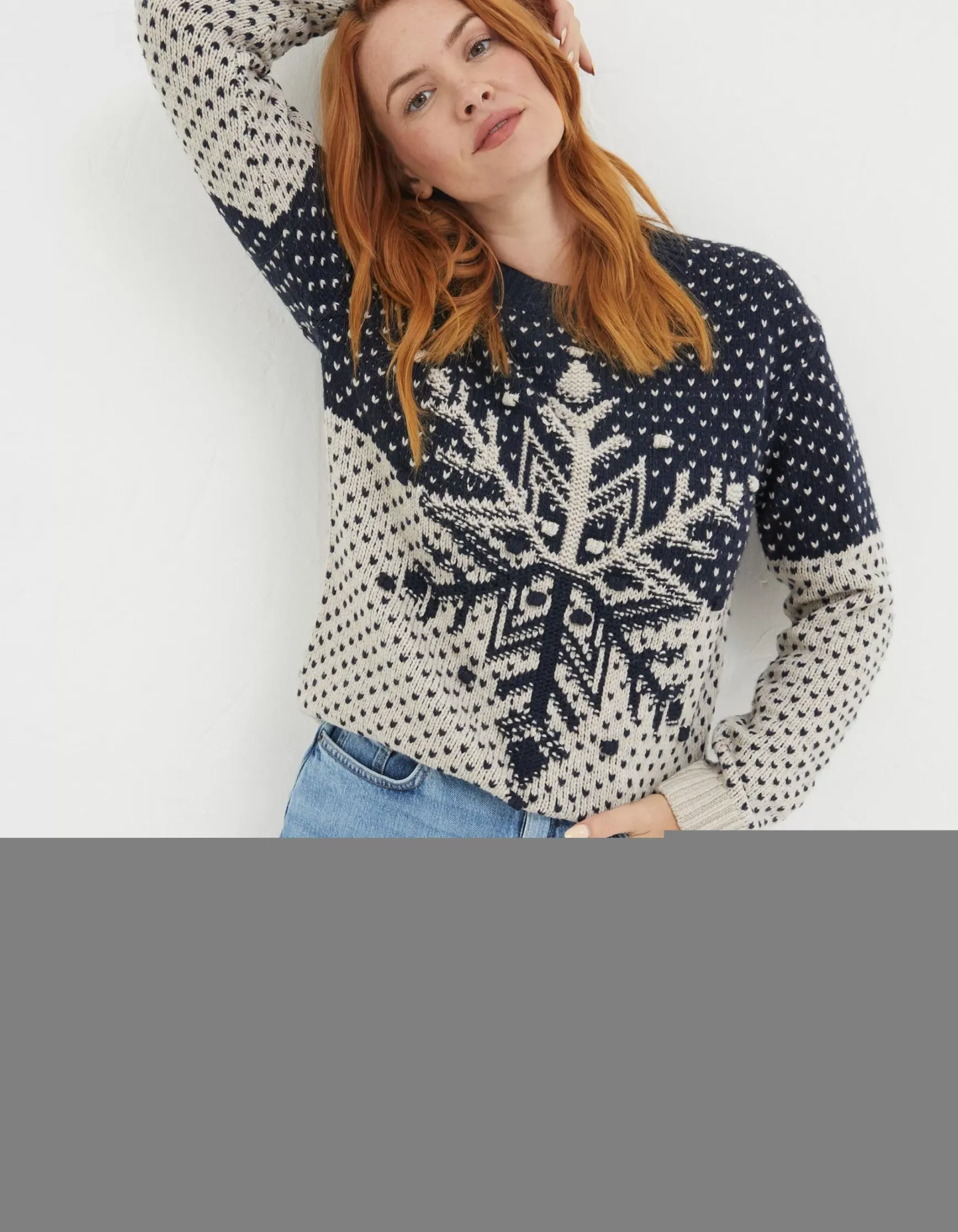 FatFace Snowflake Jumper|Women View All