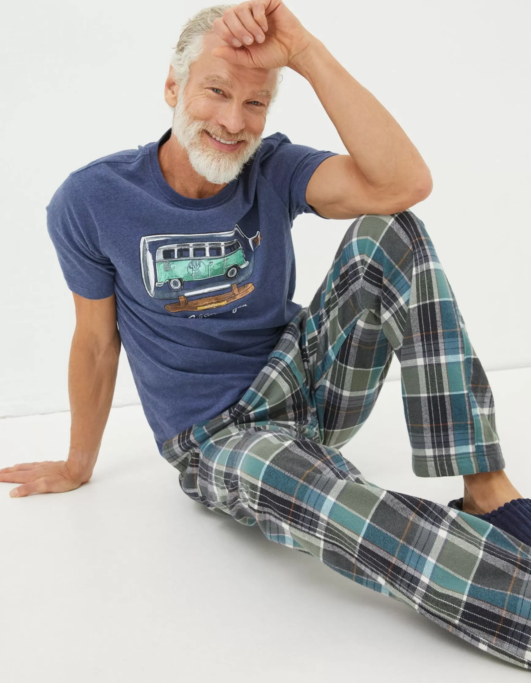 FatFace Southsea Checked Pyjama Bottoms|Men View All