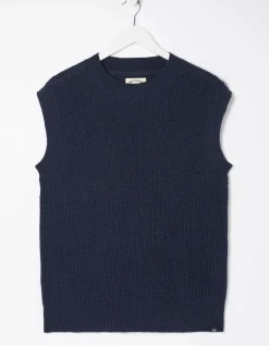 FatFace Southwick Crew Knitted Tank|Men Knitwear