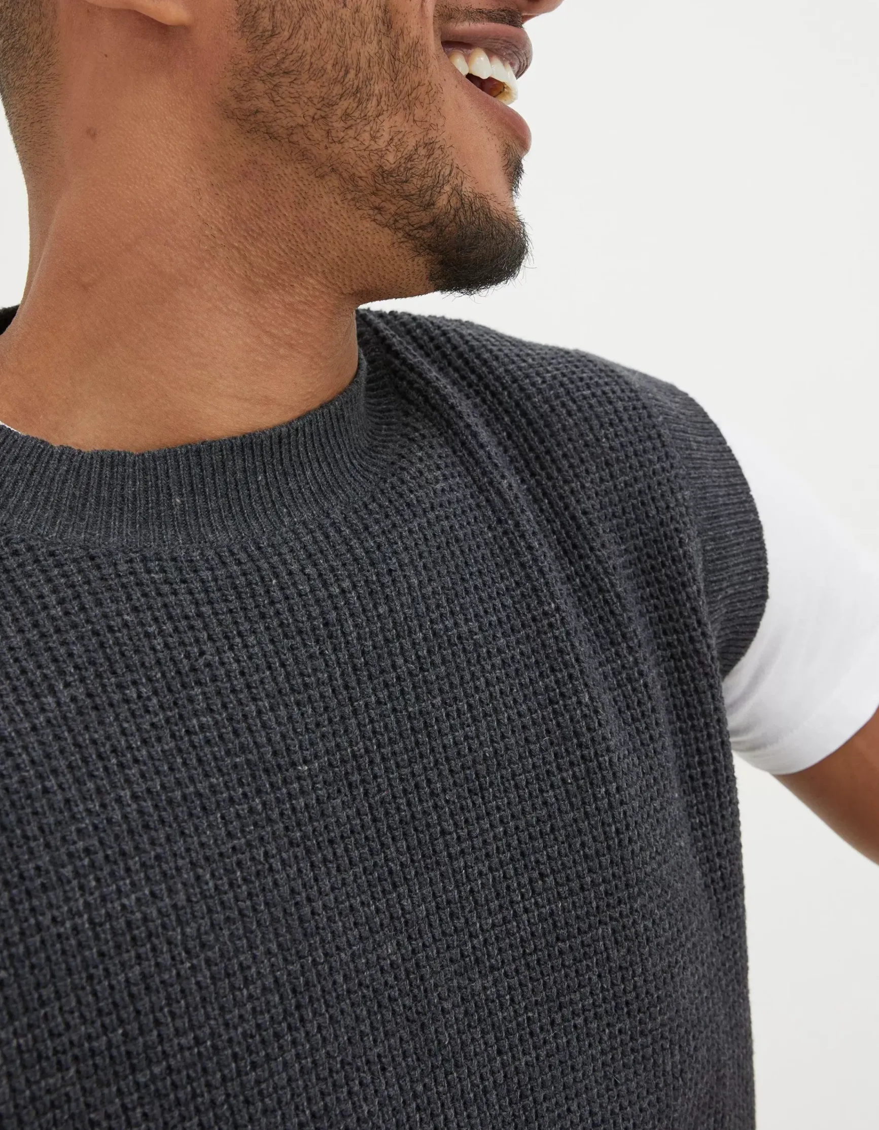 FatFace Southwick Crew Knitted Tank|Men Knitwear