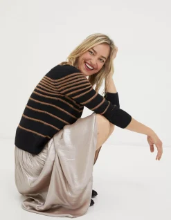 FatFace Sparkle Stripe Jumper|Women View All