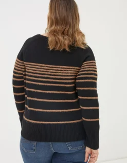 FatFace Sparkle Stripe Jumper|Women View All