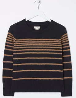 FatFace Sparkle Stripe Jumper|Women View All