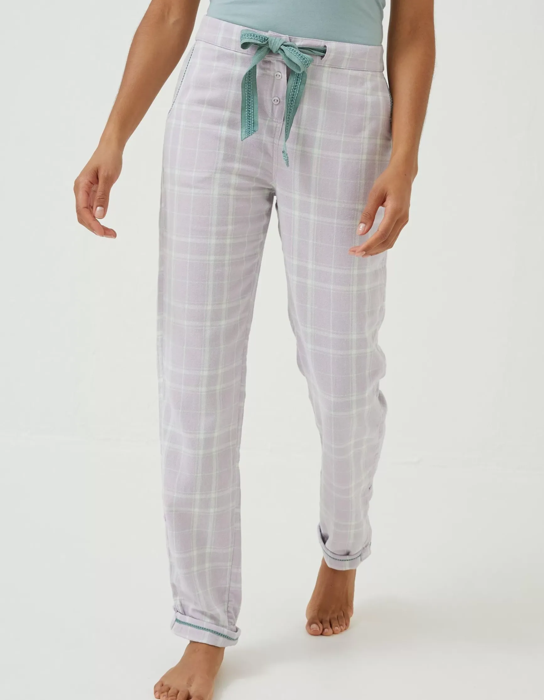 FatFace Spring Check Pants|Women Nightwear & Loungewear