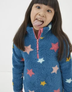 FatFace Star Fleece Half Neck Sweatshirt|Girls View All