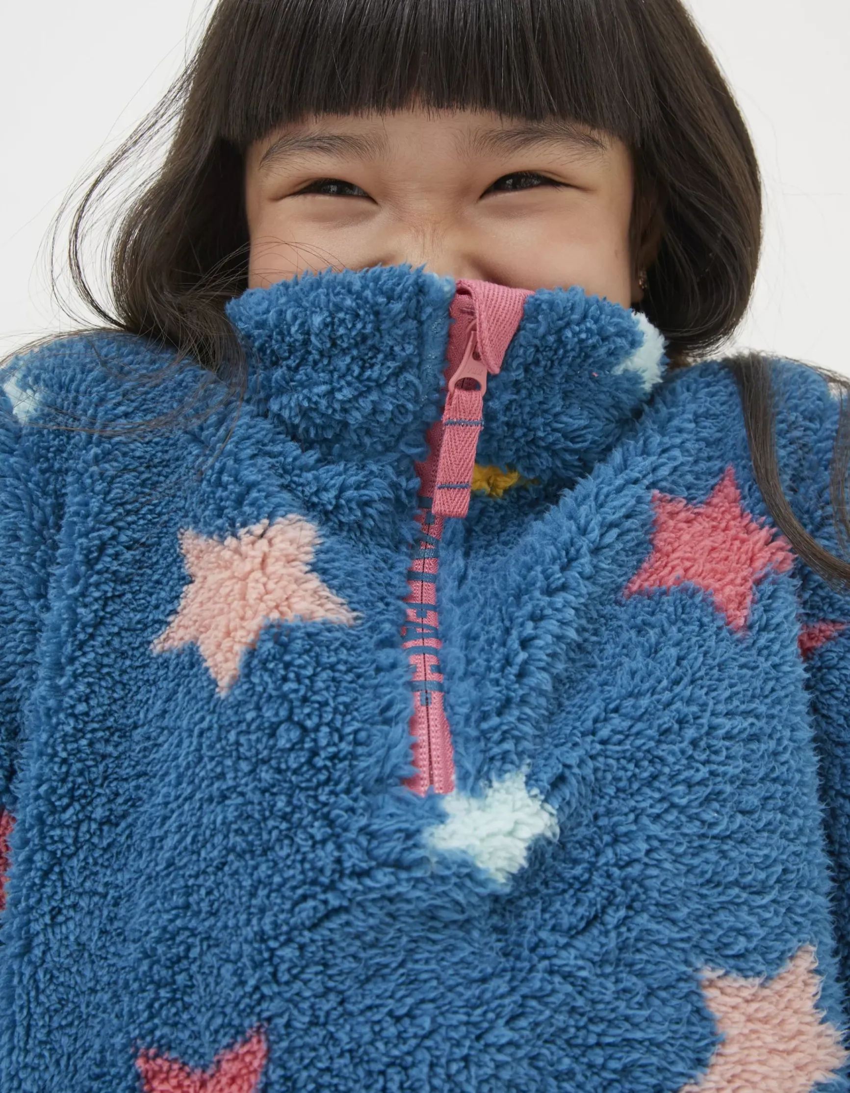 FatFace Star Fleece Half Neck Sweatshirt|Girls View All