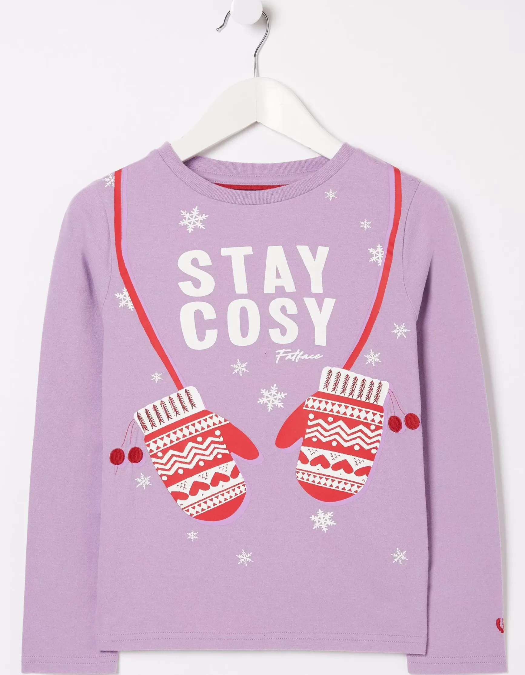 FatFace Stay Cosy T-Shirt|Girls View All