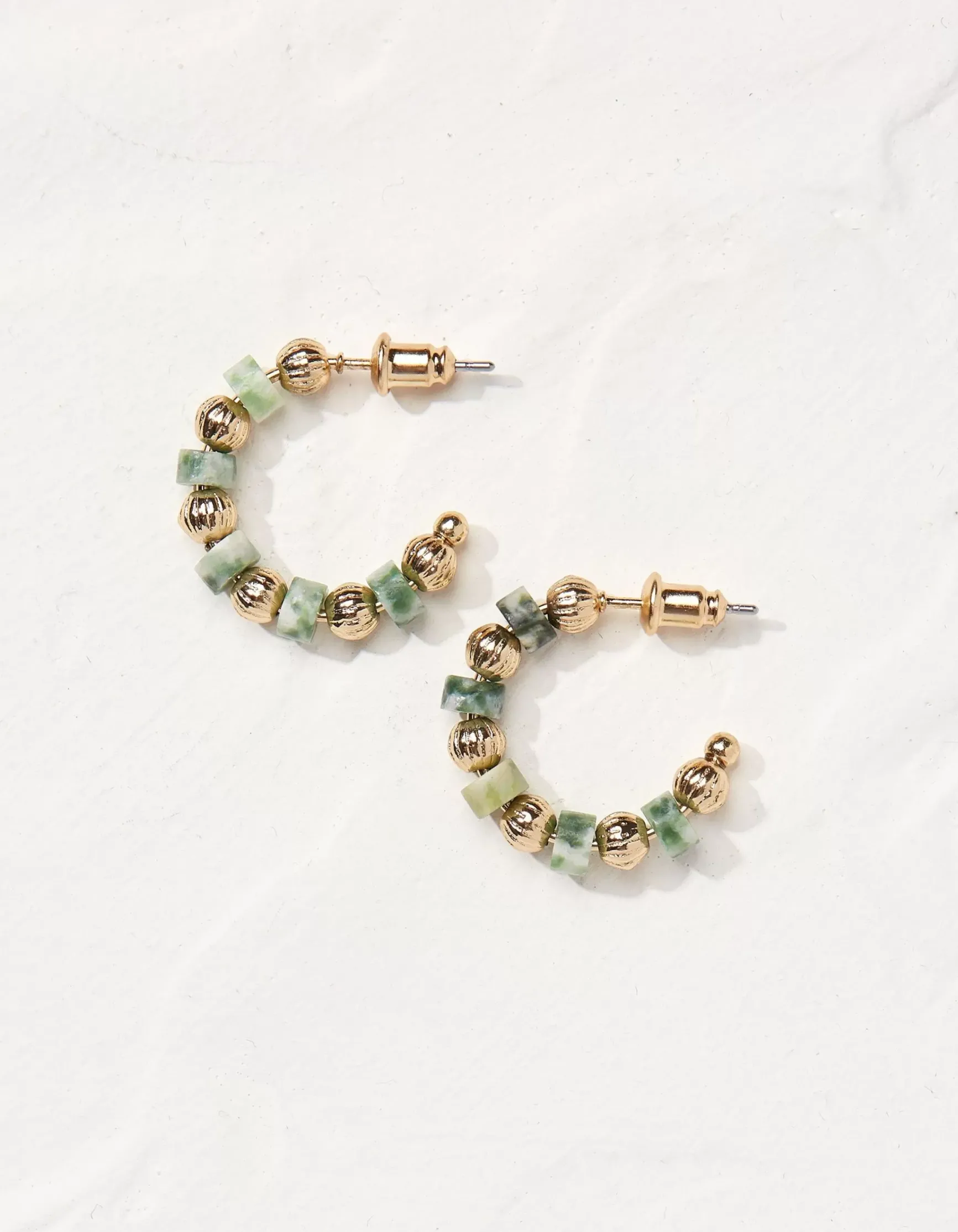 FatFace Stone Hoop Earrings|Women View All