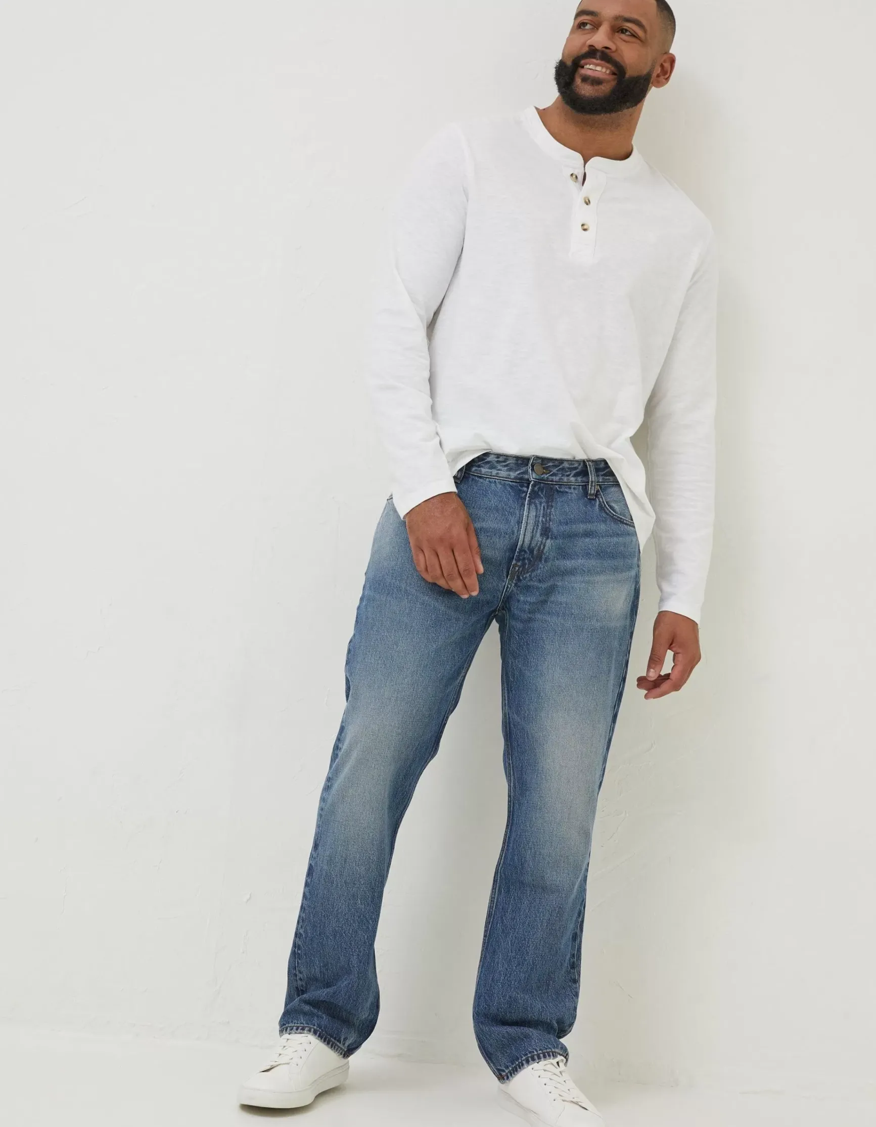 FatFace Straight Authentic Wash Jeans|Men Jeans