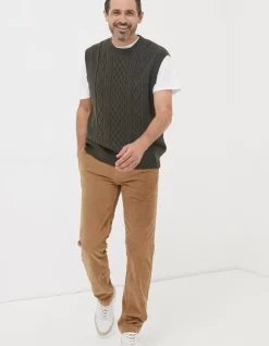 FatFace Straight Cord Trousers|Men View All