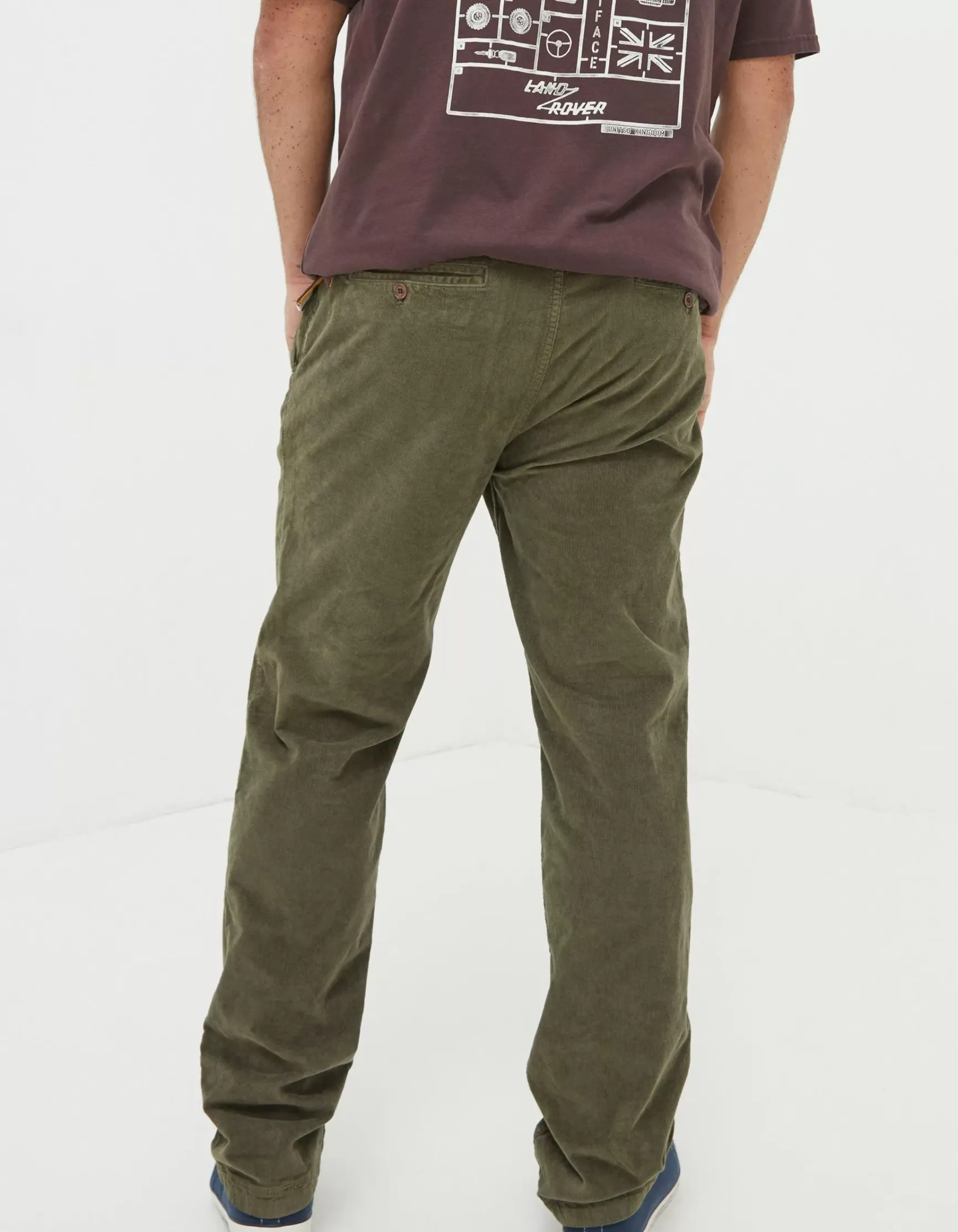 FatFace Straight Cord Trousers|Men View All