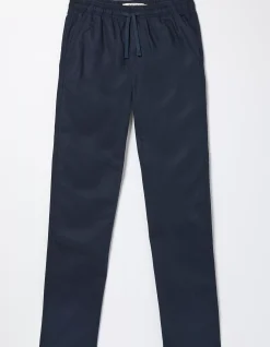 FatFace Straight Cotton Linen Trousers|Men Trousers & Chinos