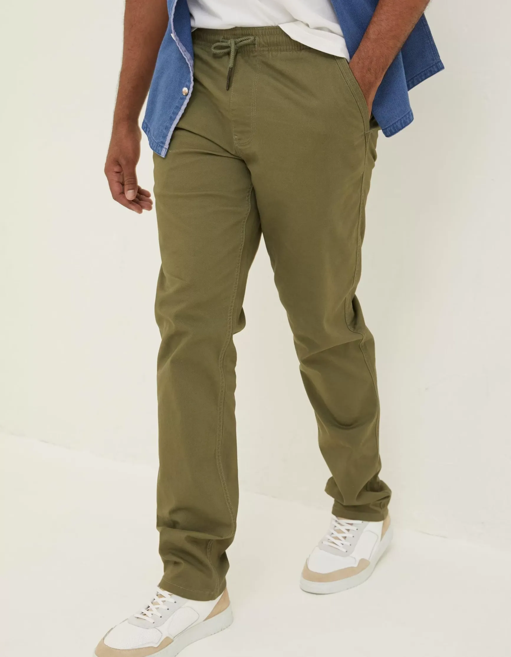 FatFace Straight Pull On Trousers|Men Trousers & Chinos