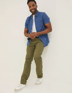 FatFace Straight Pull On Trousers|Men Trousers & Chinos