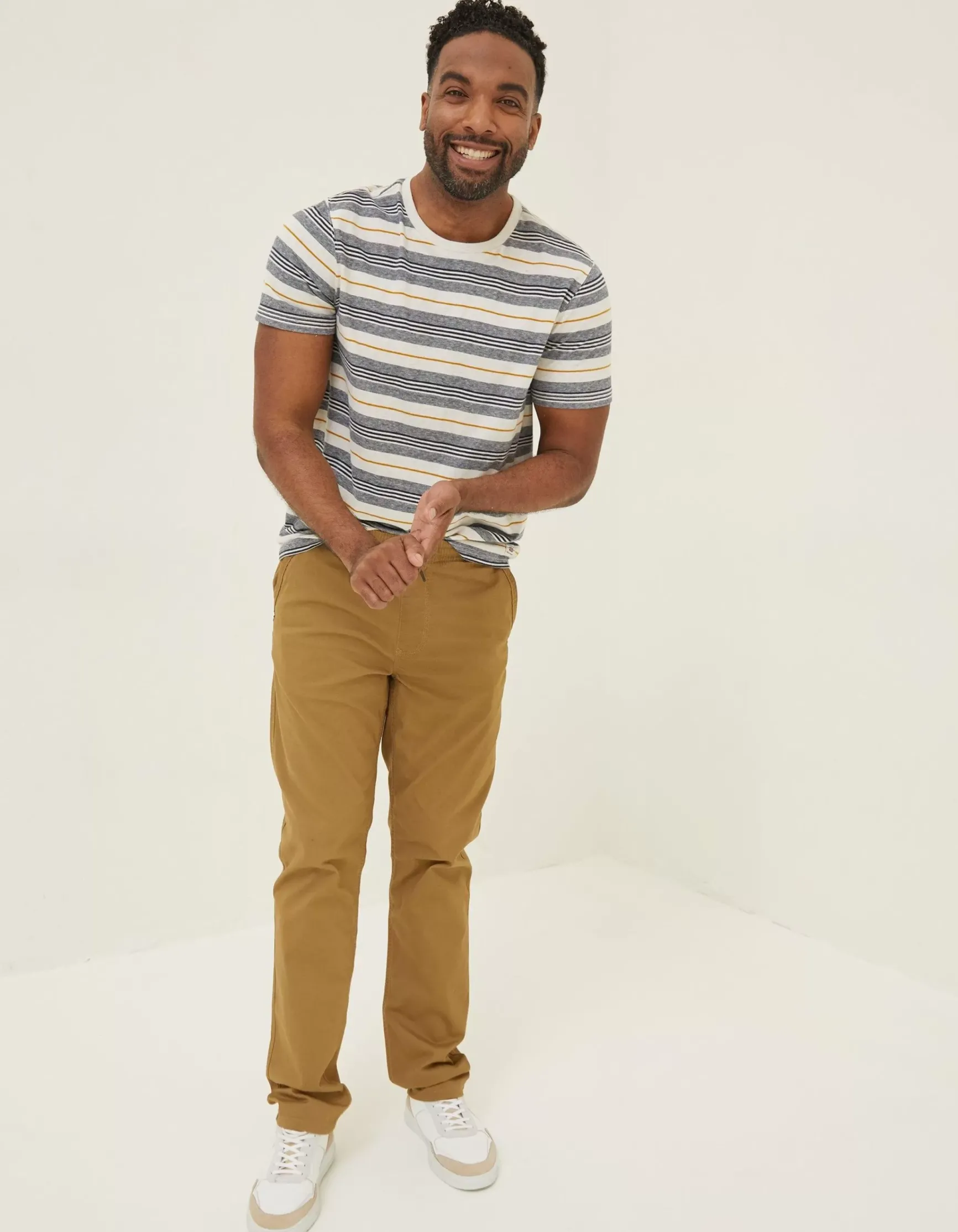 FatFace Straight Pull On Trousers|Men Trousers & Chinos