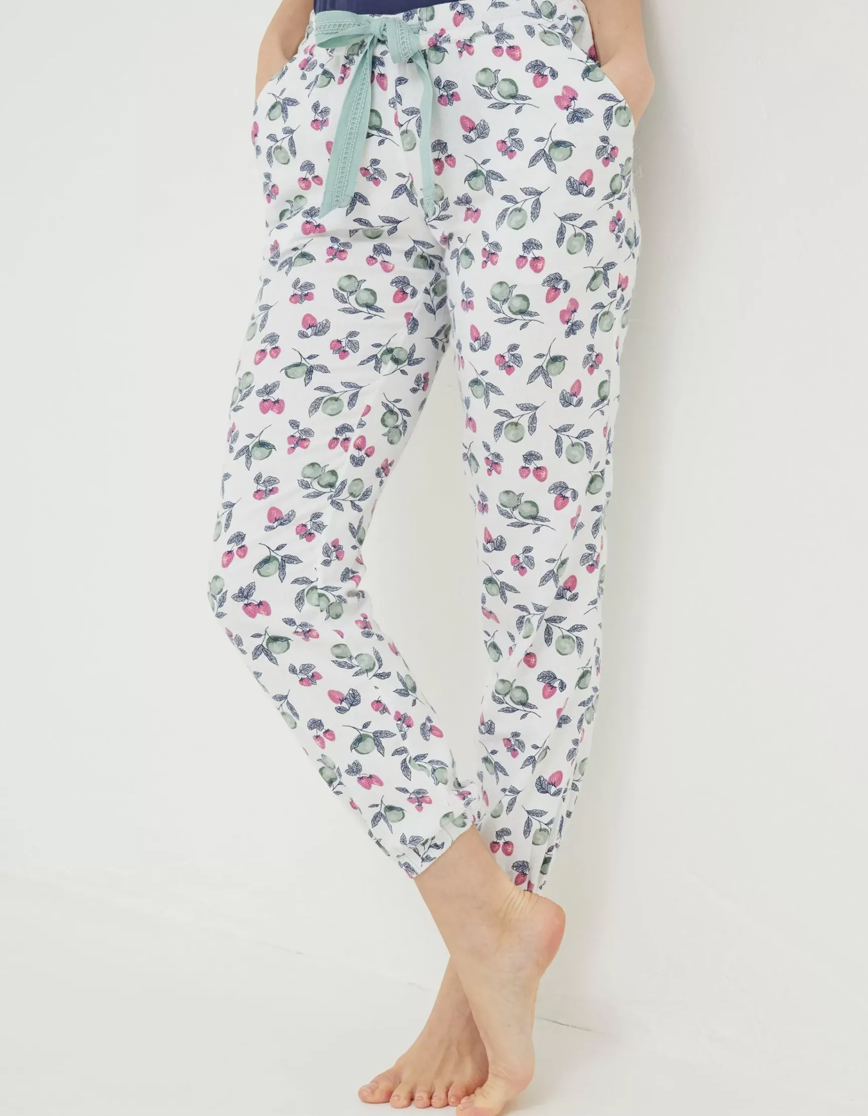 FatFace Strawberry Cuffed Pants|Women Nightwear & Loungewear