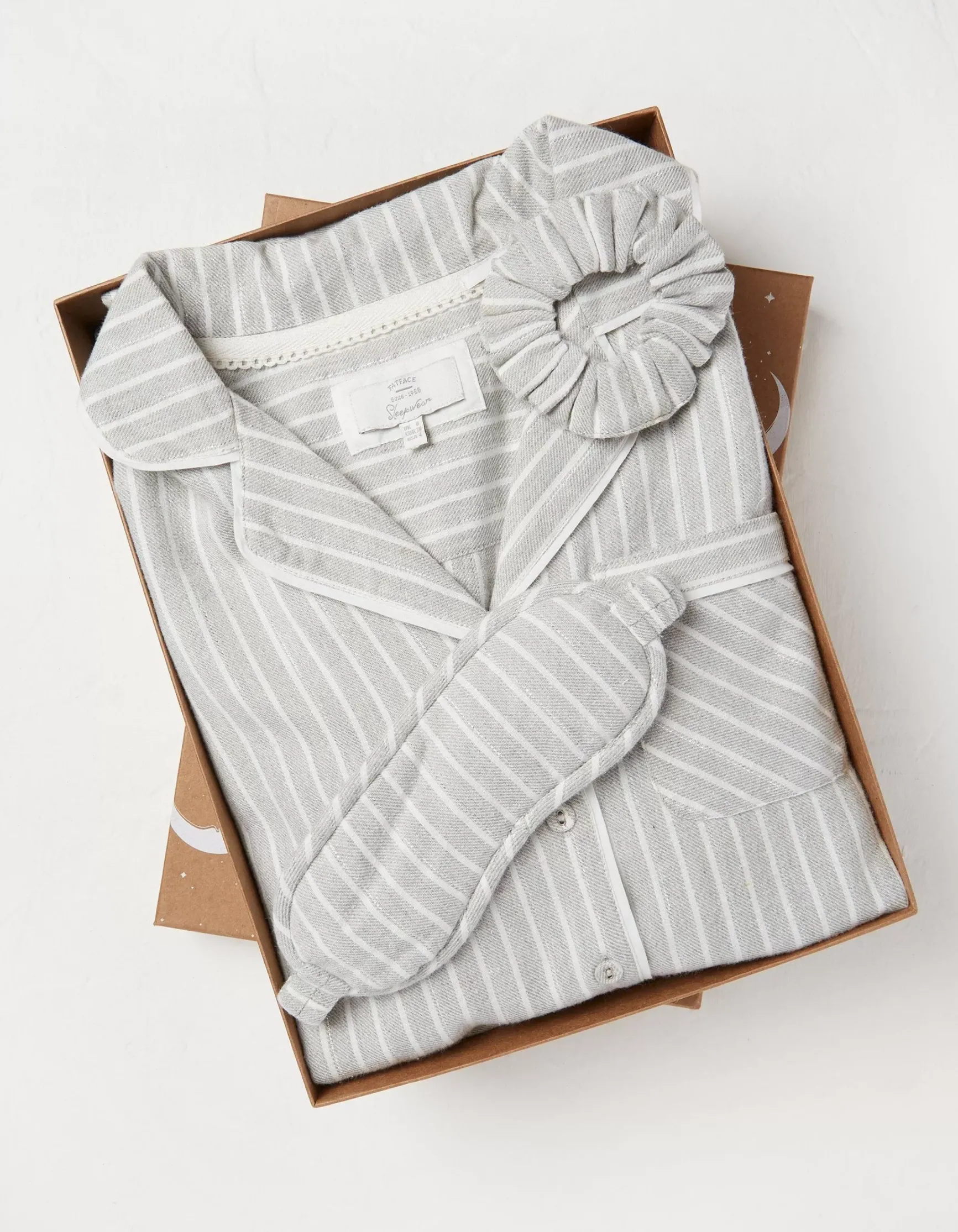 FatFace Stripe Box Pyjamas Gift Box Set|Women View All