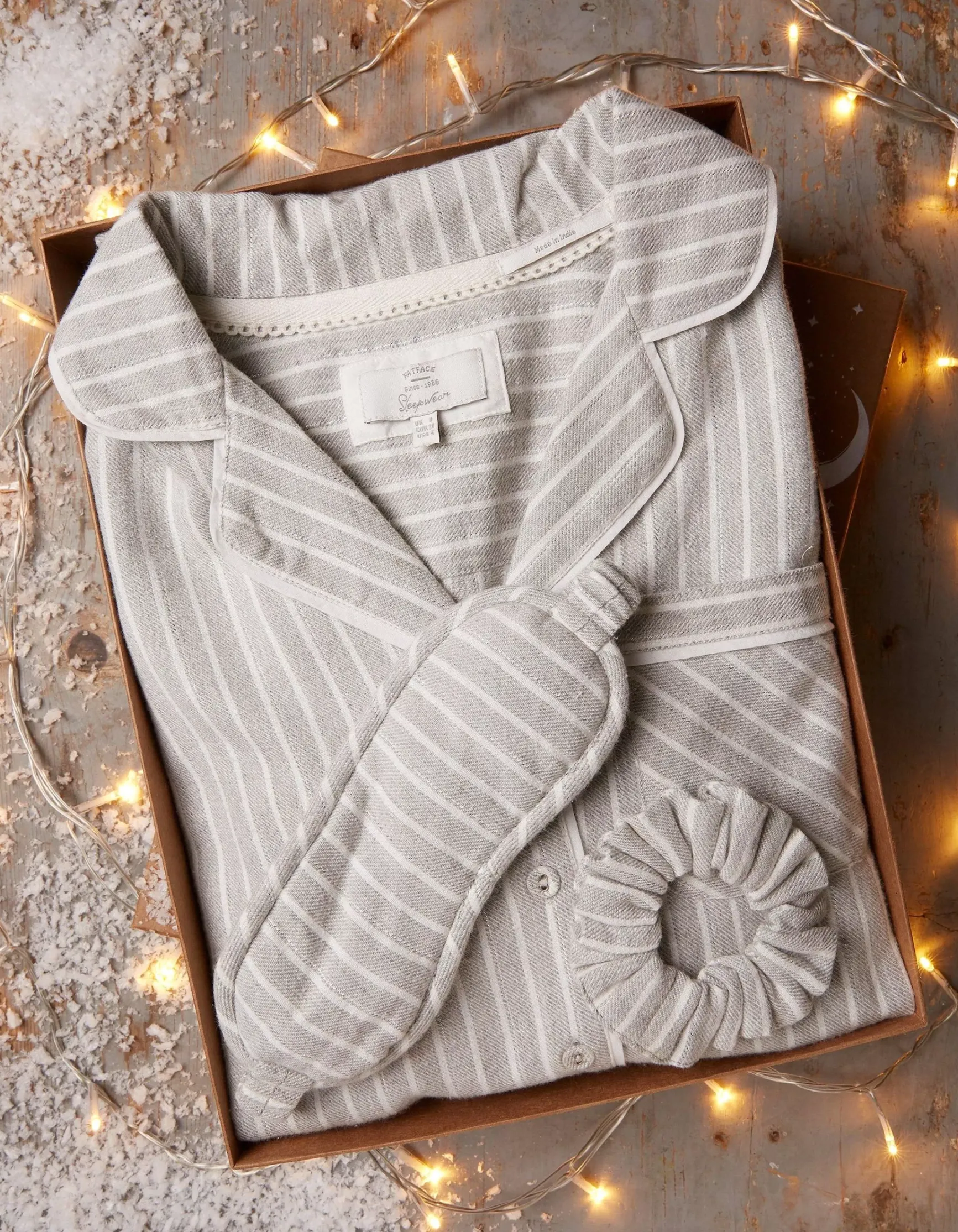 FatFace Stripe Box Pyjamas Gift Box Set|Women View All