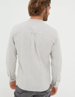 FatFace Stripe Grandad Shirt|Men View All