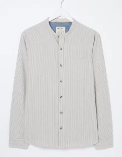 FatFace Stripe Grandad Shirt|Men View All