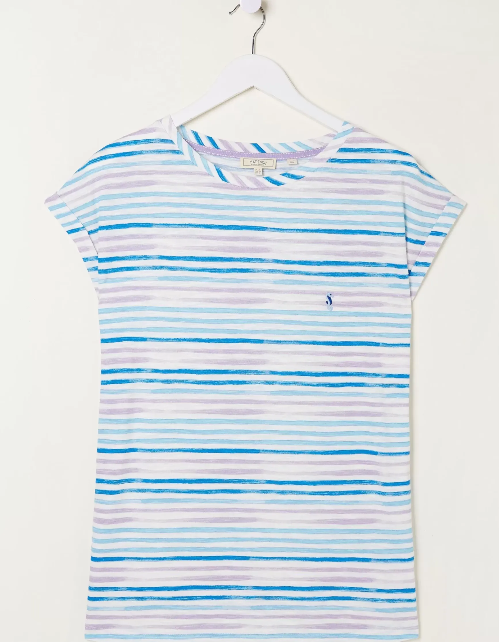 FatFace Stripe Graphic T-Shirt|Women Tops & T-Shirts