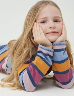 FatFace Stripe Half Neck Sweatshirt|Girls View All