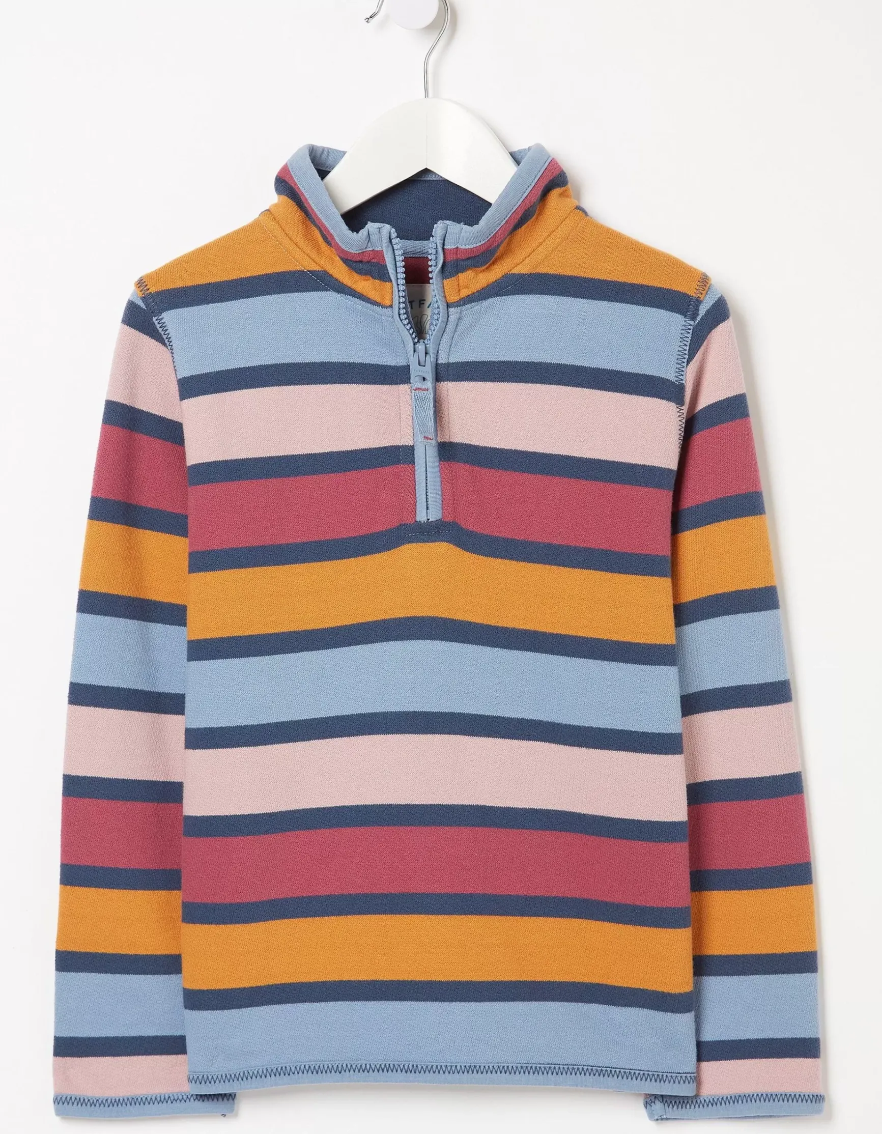 FatFace Stripe Half Neck Sweatshirt|Girls View All