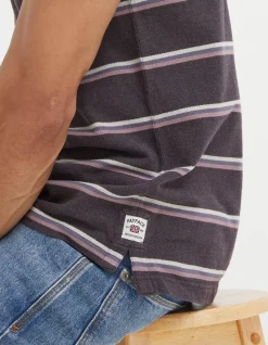 FatFace Stripe Pique Polo|Men T-Shirts