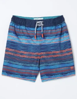 FatFace Stripe Swim Shorts|Boys View All