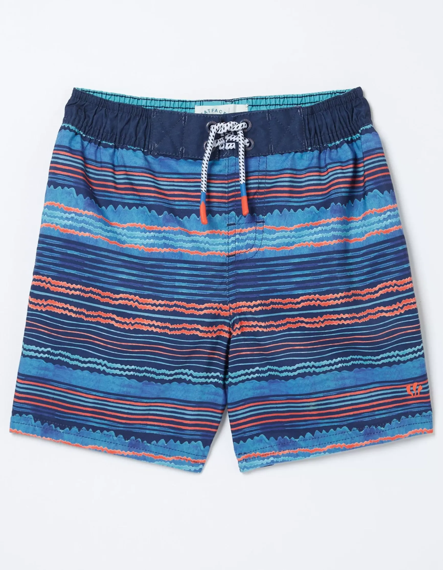 FatFace Stripe Swim Shorts|Boys View All