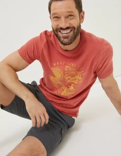 FatFace Surf Club T-Shirt|Men T-Shirts