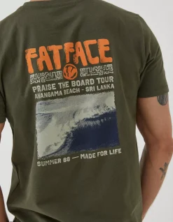 FatFace Surf Comp T-Shirt|Men T-Shirts