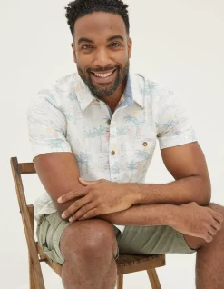 FatFace Surf Print Shirt|Men Shirts