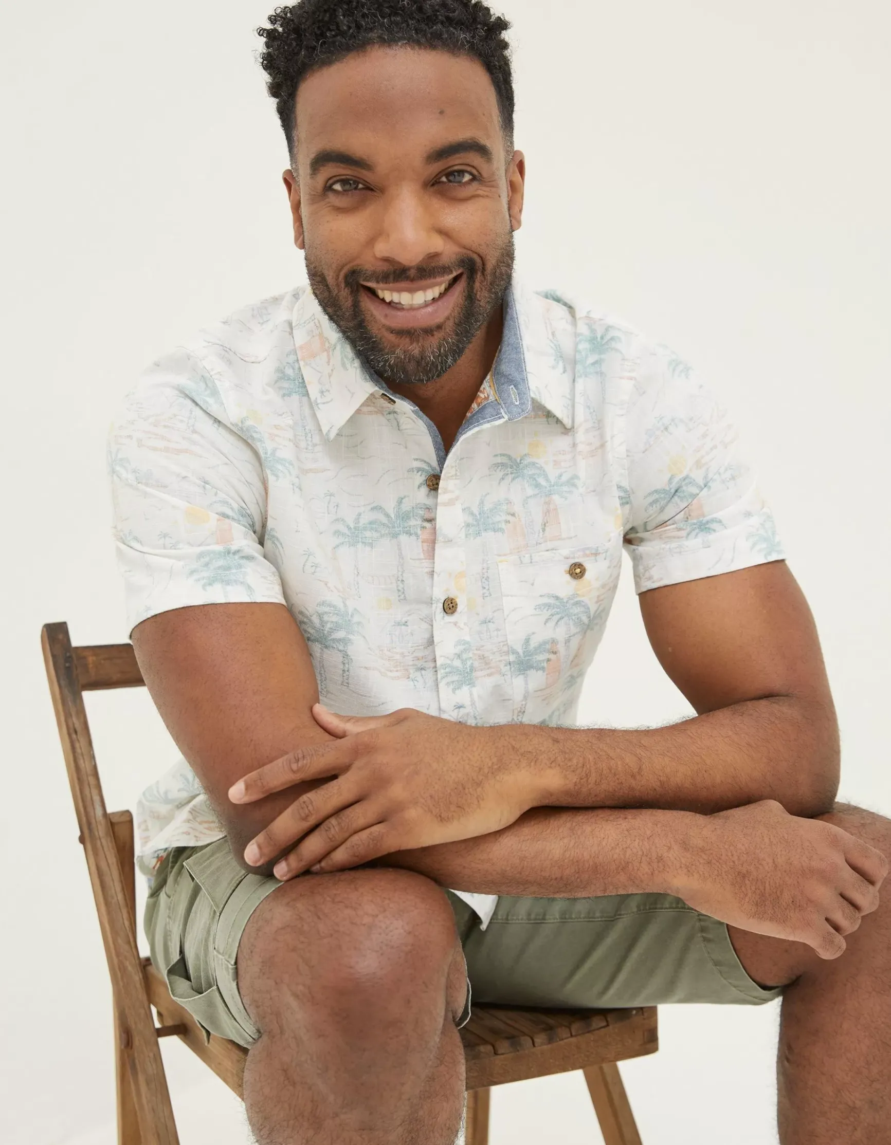 FatFace Surf Print Shirt|Men Shirts