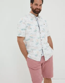 FatFace Surf Print Shirt|Men Shirts
