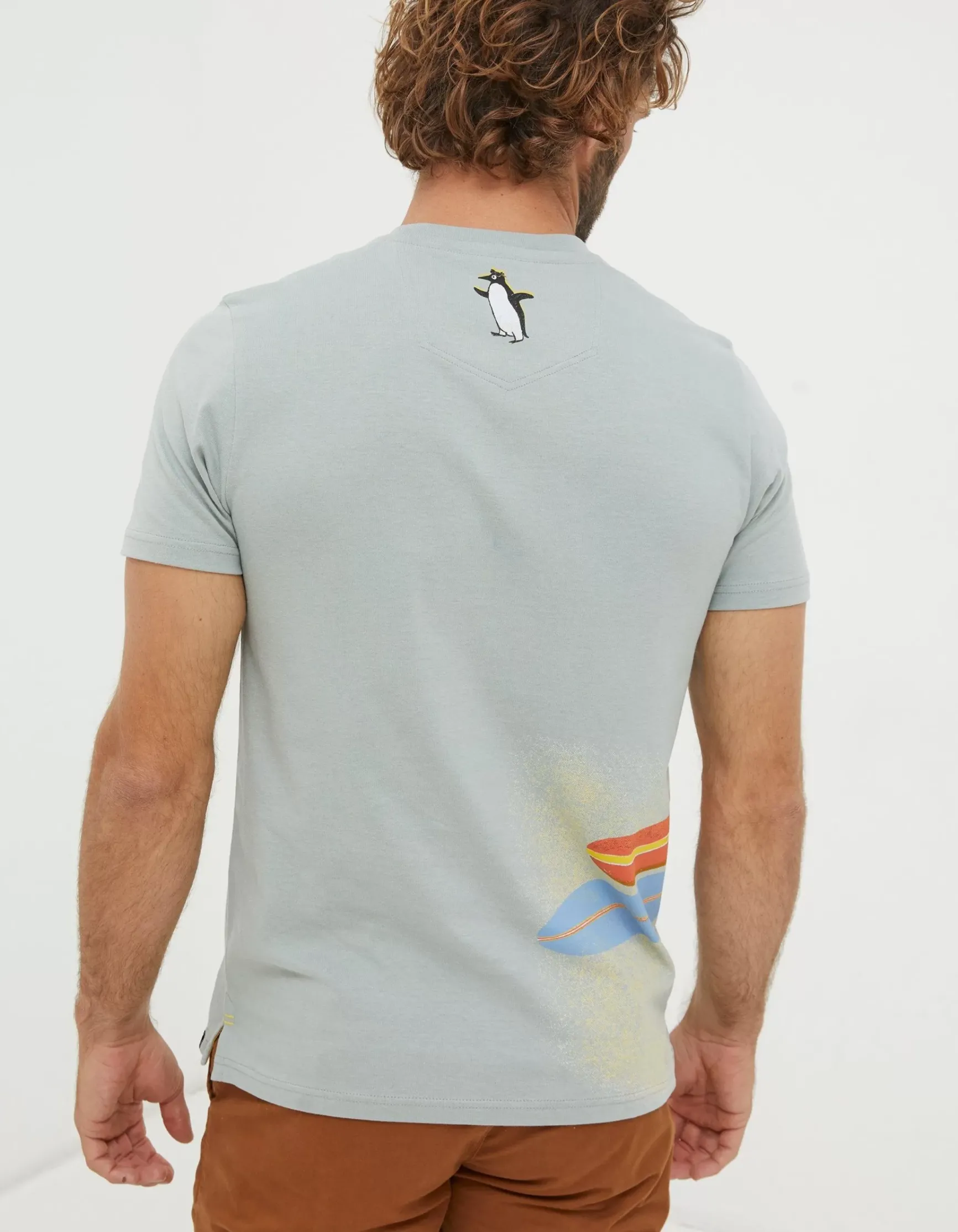FatFace Surfing Penguins T-Shirt|Men View All