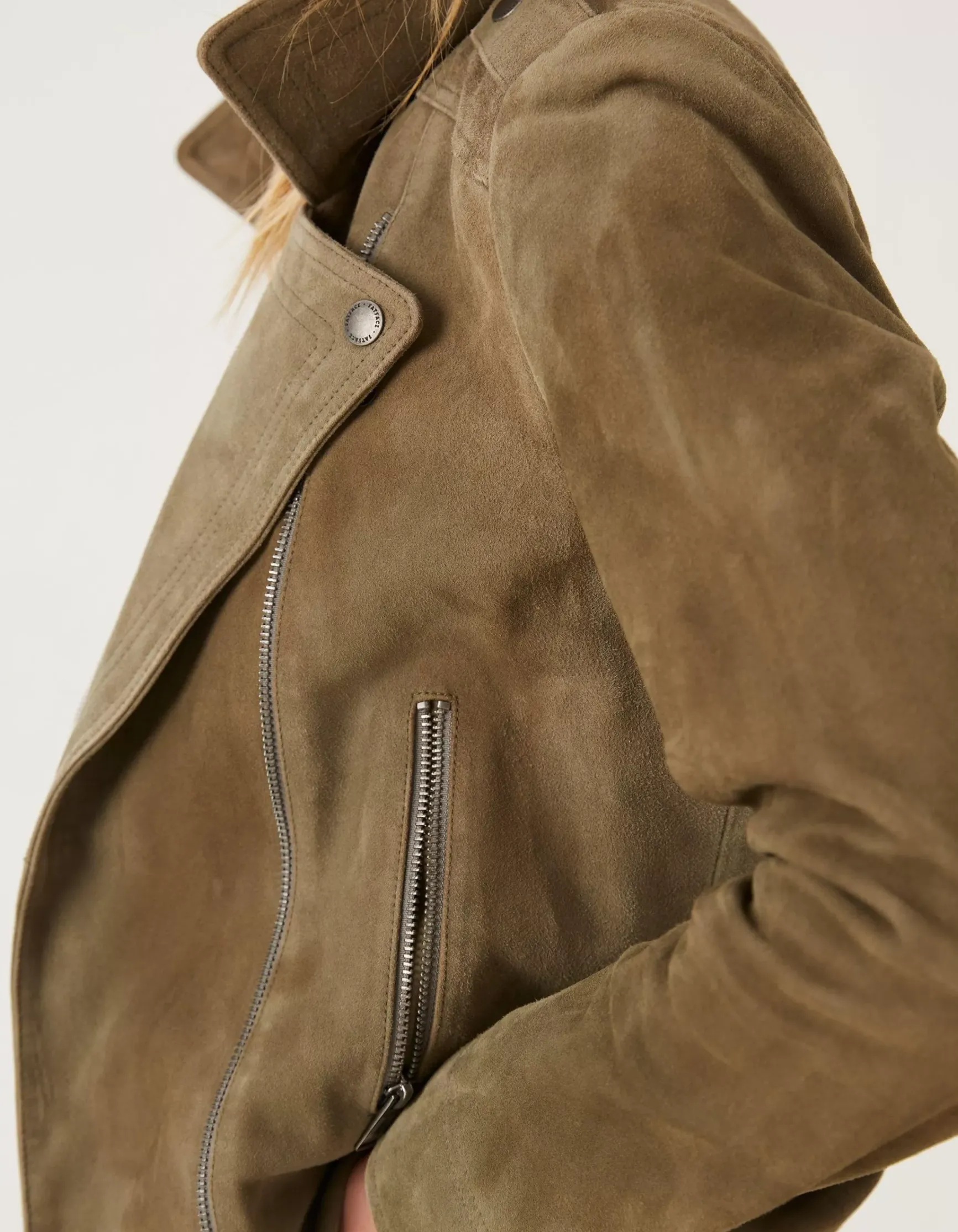FatFace Suzie Suede Biker Jacket|Women Coats & Jackets